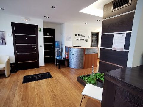 Recepción de la Clínica Dental Crooke en Churriana